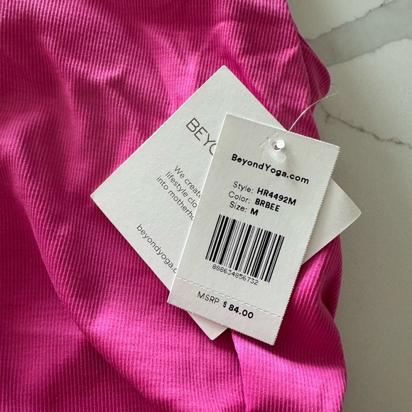 Beyond Yoga Ribbed Square Neck Maternity Tank - Picture 2 of 6